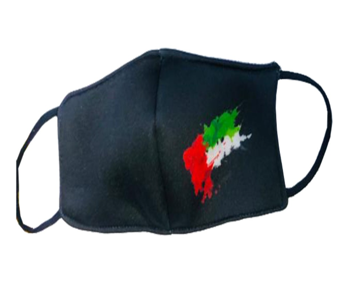 Zap UAE Flag Printed 2 Reusable Washable Face Mask - Zoom Image