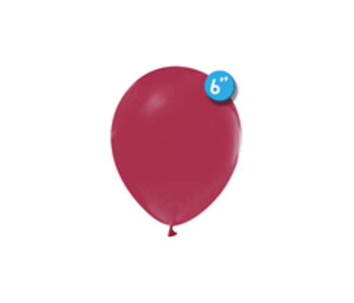 Rota Party Pack of 100 Pieces 6 inch Standard Latex Balloon - Damson - Zoom Image