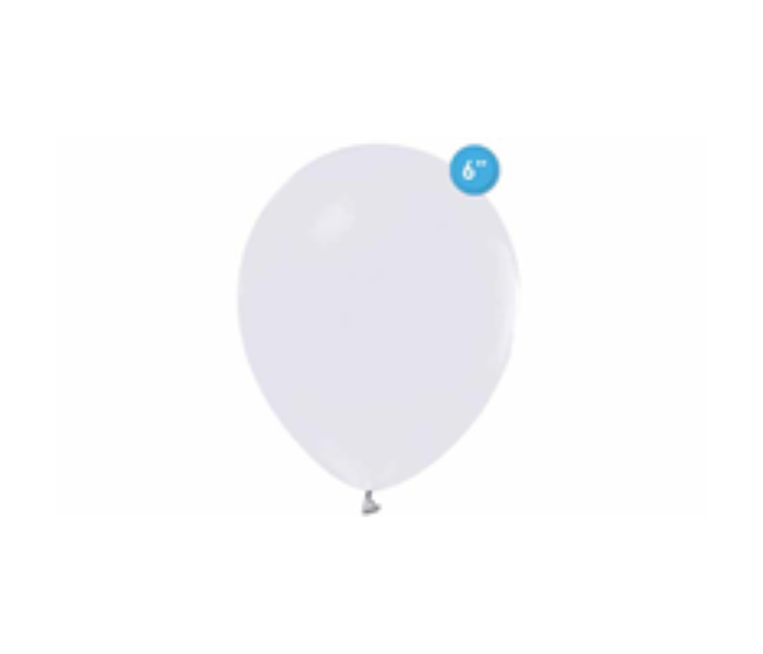 Rota Party Pack of 20 Pieces 6 inch Standard Latex Balloon - White - Zoom Image