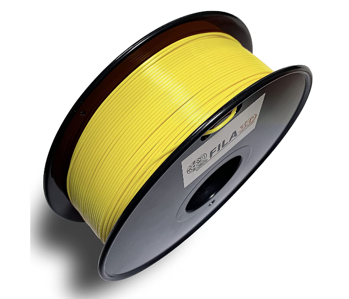 Fila3D 1.75mm PETG 1Kg 3D Printer Filament - Transparent Yellow - Zoom Image 3