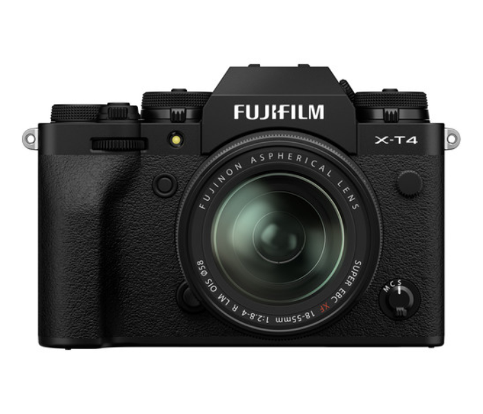 Fujifilm X-T4 Mirrorless Digital Camera Body with 18-55mm Lens - Black - Zoom Image