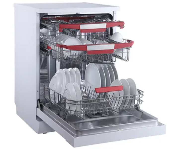 Evvoli EVDW-153H-S 7 Programs 15 Place 3 Baskets Electric Dishwasher - Silver - Zoom Image 3