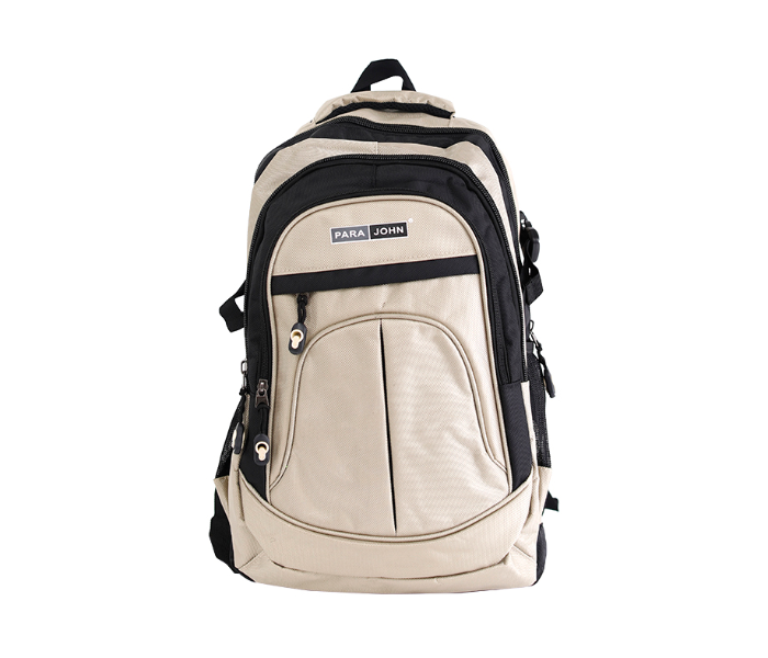 Para John PJSB6001A18-BE 18 inch Unisex Casual Backpack - Beige - Zoom Image 1