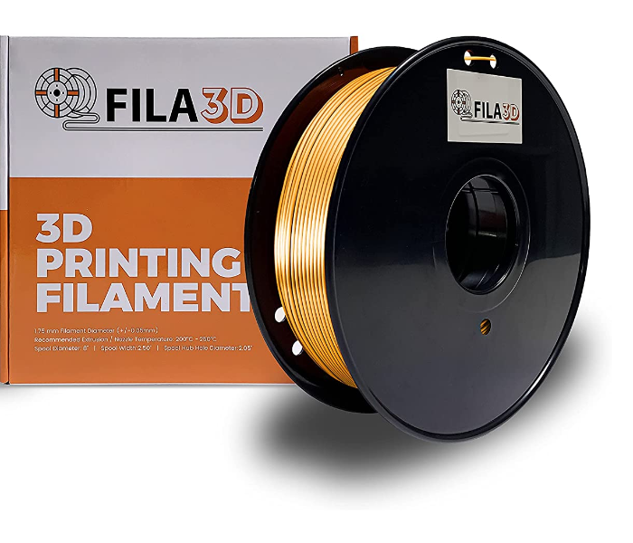 Fila3D 1.75 mm PC 1Kg 3D Printer Filament - Yellow Gold - Zoom Image 1