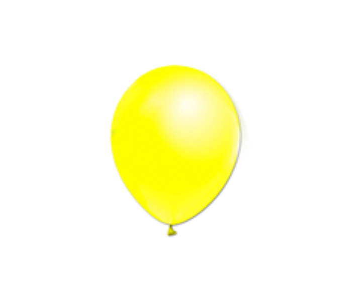 Rota Party Pack of 10 Piece 12 inch Metallic Latex Balloon - Yellow - Zoom Image