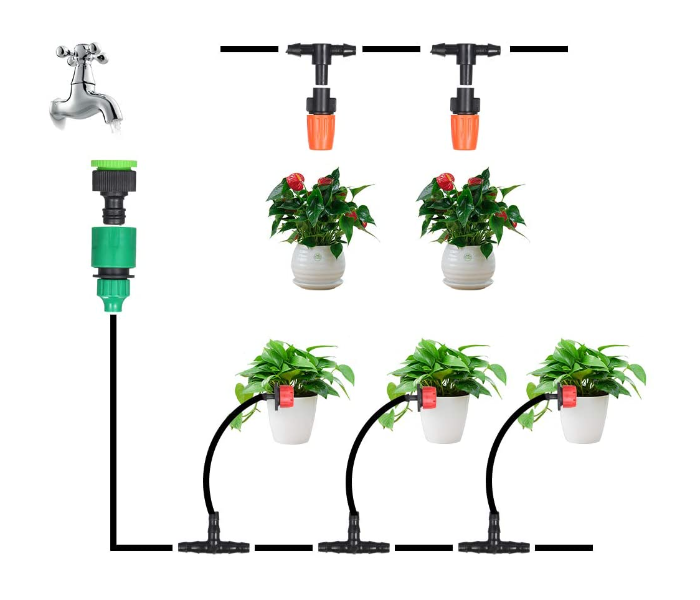 DIY Automatic Water Saving Micro Drip Irrigation Self Watering System Kit   - Zoom Image 6