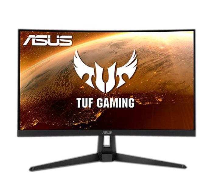 Asus VG27WQ 27 inch WQHD TUF Curved Gaming Monitor - Black - Zoom Image 1