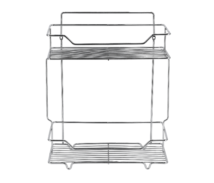 Delcasa DC1691 2 Tier Shower Rack - Silver - Zoom Image 3