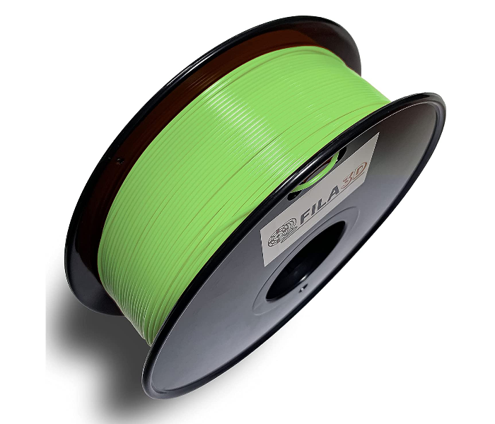 Fila3D 1.75mm TPU 1Kg 3D Printer Filament Transparent - Green - Zoom Image 2