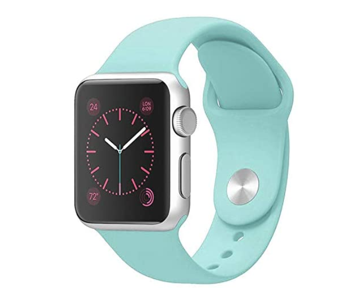 Generic GN-WB437-42-17 Silicone Strap Band for Apple Watch Series - Turquoise - Zoom Image