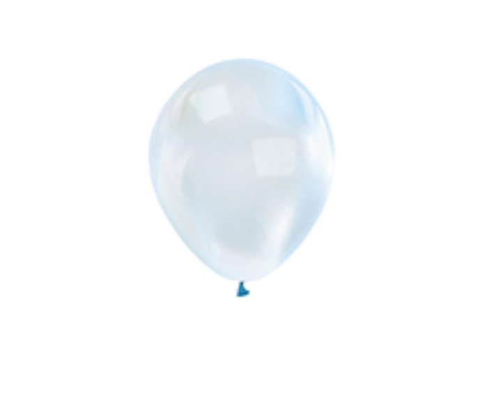 Rota Party 12 Inch Extra Transparent 50 Pieces Balloon - Blue - Zoom Image