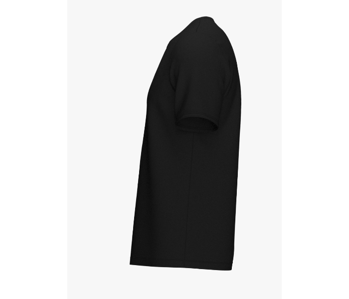 Oryx Cotton XXXL Men O Neck T Shirt - Black - Zoom Image 4