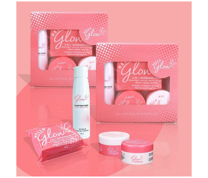 Hello Glow All Natural Whitening Set - Zoom Image 1