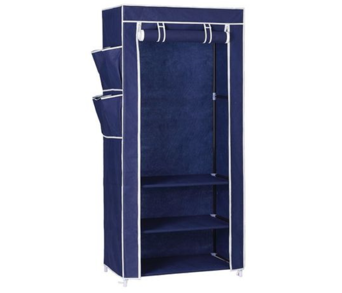 In-House Non-woven Fabric Portable Clothes Closet WRD-2823- Blue - Zoom Image 1