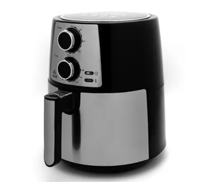 Evvoli EVKA-AF3501B 3.5L 1400W Adjustable Temperature Control Air Fryer - Black and Grey - Zoom Image 3