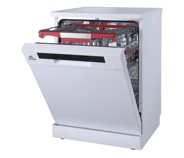 Evvoli EVDW-153HW 7 programs 15 place 3 baskets Electric Dishwasher - White - Zoom Image 4