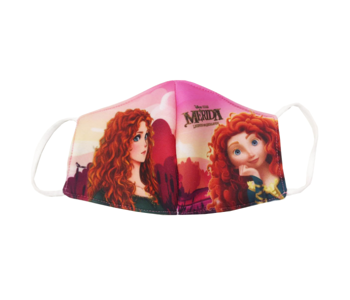 Merida Printed Reusable and Washable Mask for Kids - Zoom Image