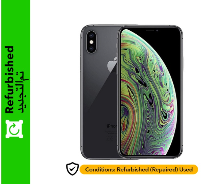 Apple iPhone XS 4GB RAM 256GB Storage 4G LTE Refurbished - Black - Zoom Image 1