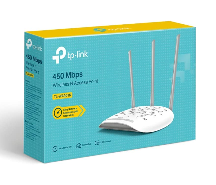 TP-Link TL-WA901N 450Mbps Wireless N Access Point - White - Zoom Image 4