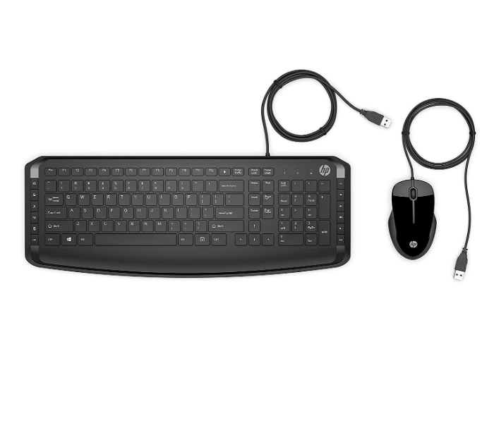 HP 200 Pavilion Keyboard and Mouse - Black - Zoom Image 1