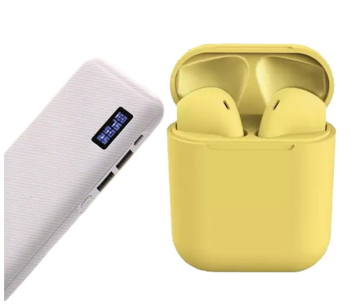 InPods 12 Twin Bluetooth Headset Yellow 81599