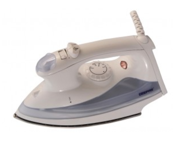 Geepas GSI7703 2400W Stainless Steel Sole Plated Steam Iron - Greya and White - Zoom Image