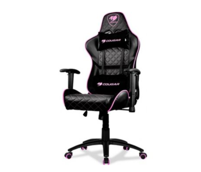 Cougar Armor One EVA Adjustable Design Gaming Chair - Black & Pink - Zoom Image 2