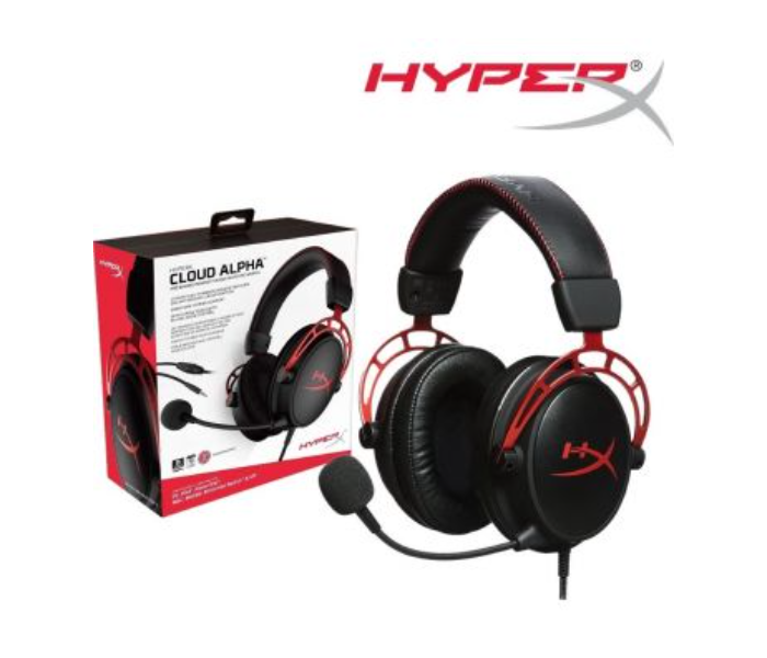 HyperX HX-HSCA-RDEE Cloud Alpha Gaming Headset - Black - Zoom Image 1