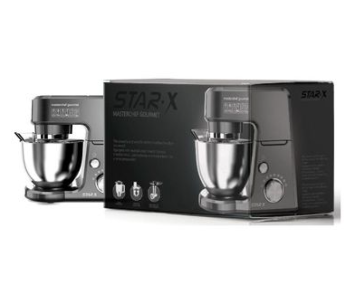 Star-X KM1701 2.5L Mini Electric 1000W Food Processor – Black and Silver - Zoom Image 2