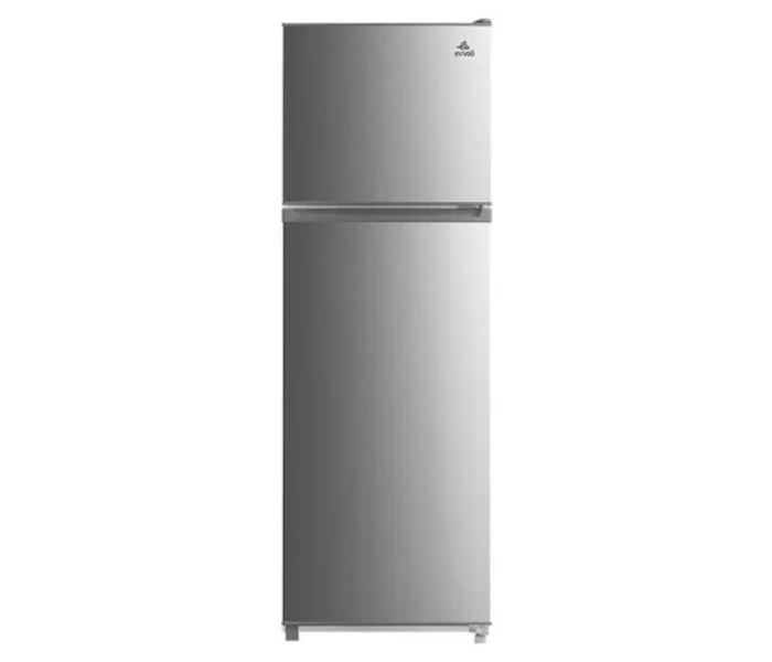 Evvoli EVRFM-294LS 350 Liters Double Door Refrigerator - Silver - Zoom Image 1