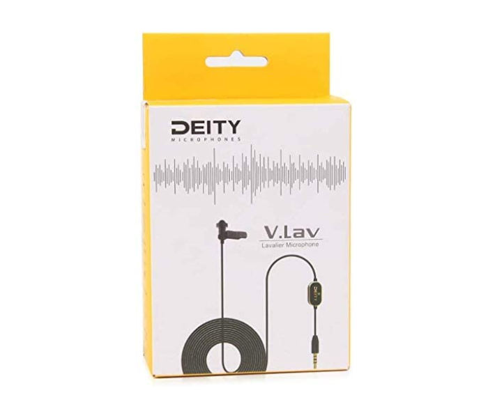 Diety V-LAV Microphone and Carrying Pouch - Black and Gold - Zoom Image 3