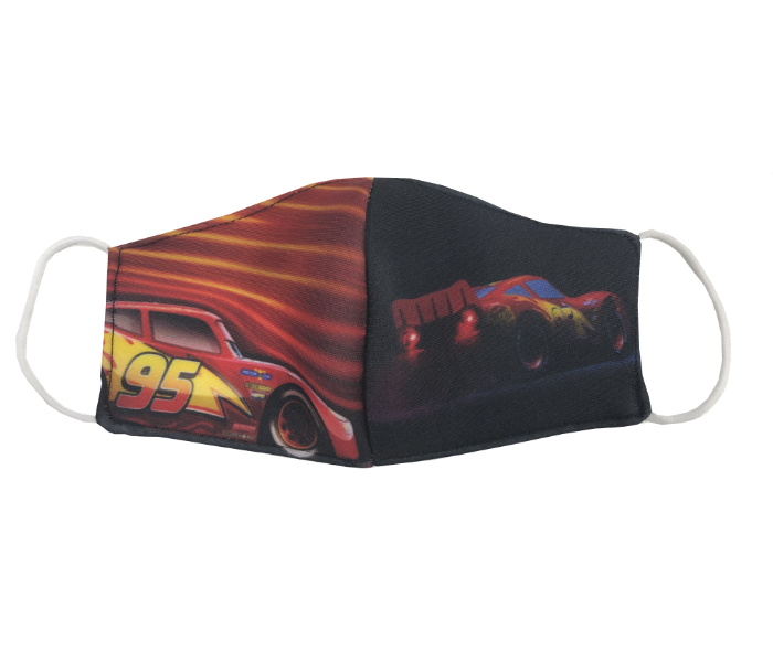 Zap Cars Printed Reusable and Washable Mask for Kids - Zoom Image