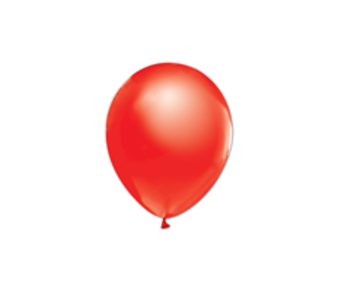 Rota Party Pack of 100 Piece 12 inch Metallic Latex Balloon - Red - Zoom Image