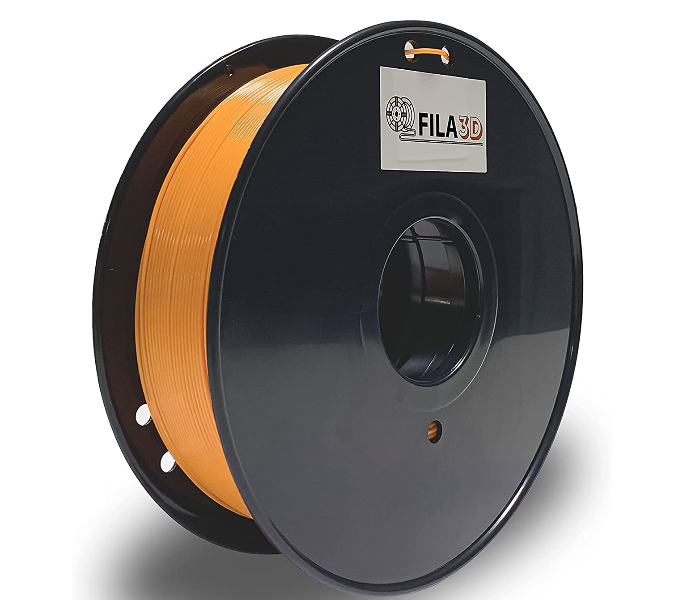 Fila3D 1.75mm PETG 1Kg 3D Printer Filament - Transparent Orange - Zoom Image 2