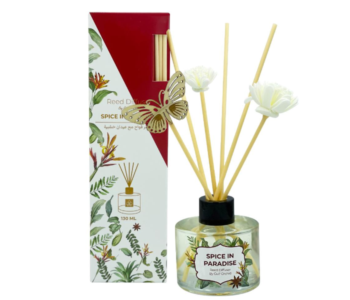 Gulf Orchid 130ml Reed Diffuser - Spice in Paradise - Zoom Image