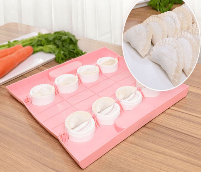 Household Handmade Dumpling Mould- Pink - Zoom Image 1