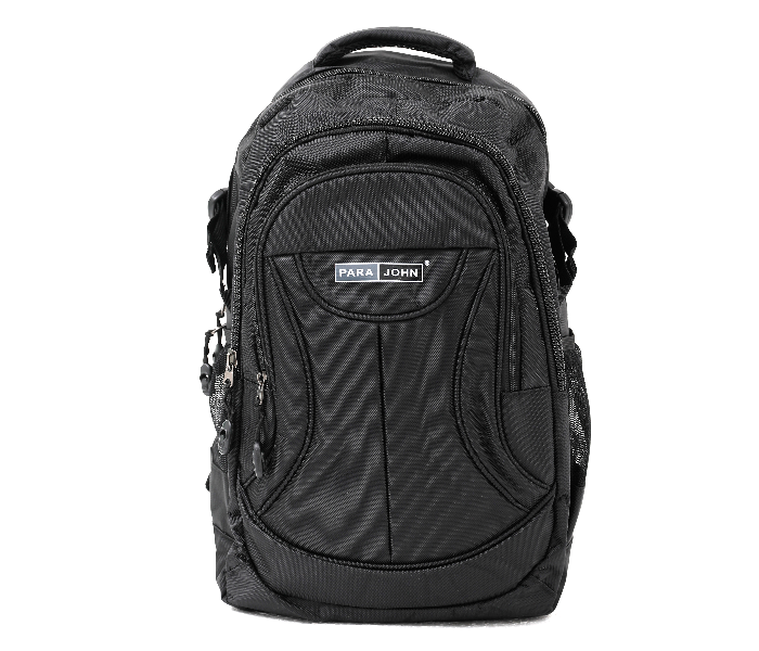 Para John PJSB6002A16-B 16 inch Unisex Casual Backpack - Black - Zoom Image 1