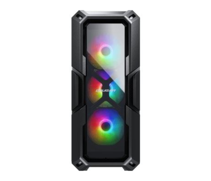 Cougar MX440-G RGB Mid-Tower Case with Tempered Glass - Black - Zoom Image 2