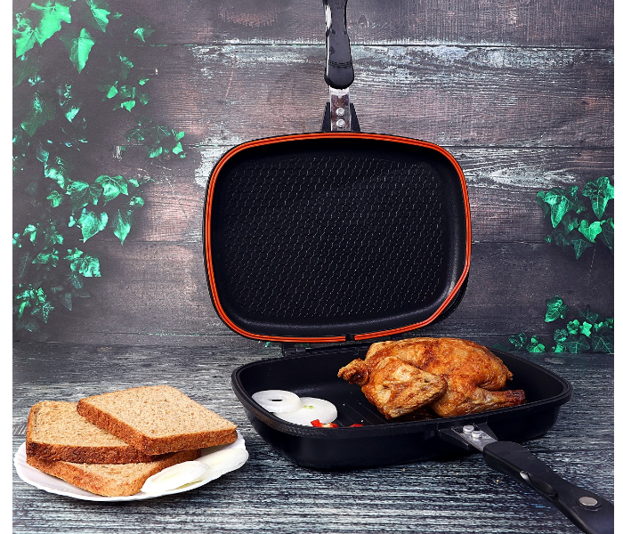 Double Grill Pan (Black)