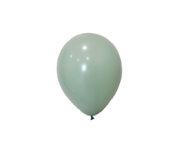 Rota Party Pack of 100 Piece 12 inch Metallic Latex Balloon - Mild Green - Zoom Image