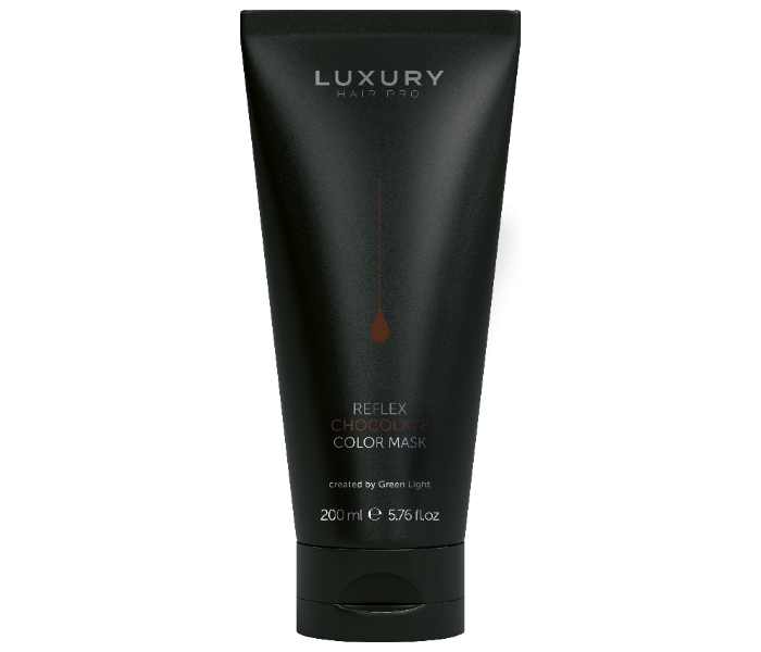 Luxury Hair Pro 200ml Colour Mask - Reflex Chocolate - Zoom Image