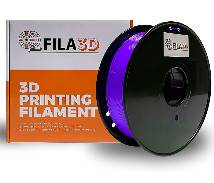 Fila3D 1.75mm PLA Plus 1Kg 3D Printer Filament - Purple - Zoom Image 1