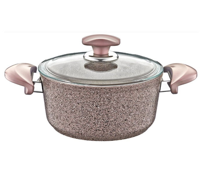 OMS Collection 26 Cm Non-Stick Granitec Casserole - Brown - Zoom Image