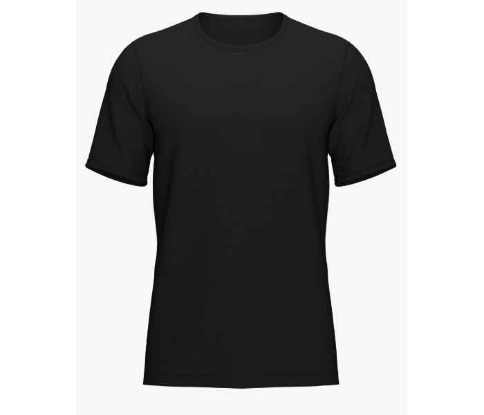 Oryx Cotton Medium Men O Neck T Shirt - Black - Zoom Image 1