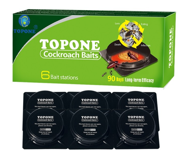 6Pcs Topone Powerful Killing Cockroach Baits, Ant Killer, Insect Killer Powder - Zoom Image 1