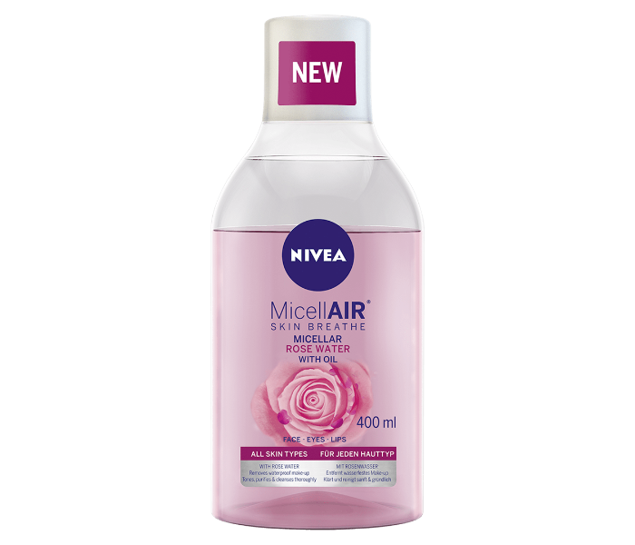 Nivea 400ml Essential Micellair Rose Water with Oil - Zoom Image