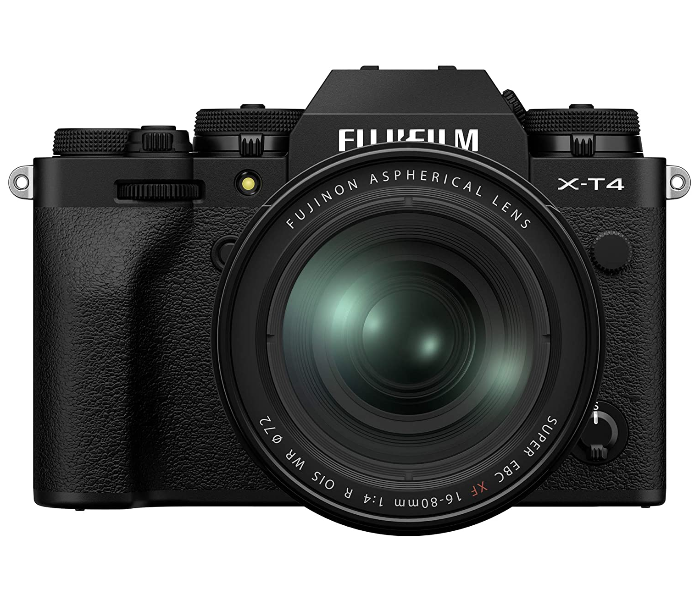 Fujifilm X-T4 Mirrorless Digital Camera Body with 16-80mm Lens - Black - Zoom Image 1