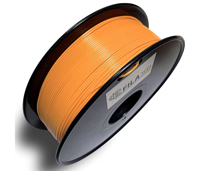 Fila3D 1.75mm TPU 1Kg 3D Printer Filament Transparent - Orange  - Zoom Image 3