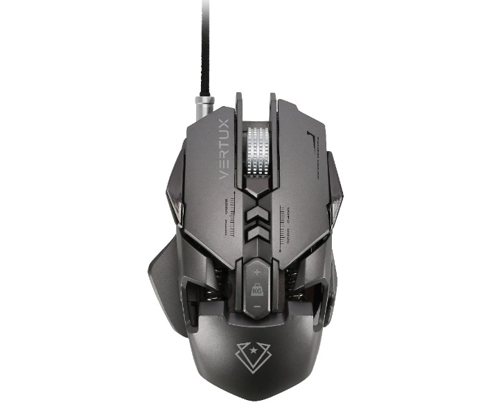 Vertux INDIUM High Performance Wired Gaming Mouse - Silver - Zoom Image