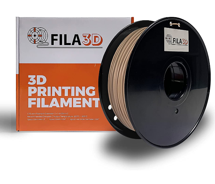 Fila3D 1.75mm Wood 1 Kg 3D Printer Filament - Zoom Image 1